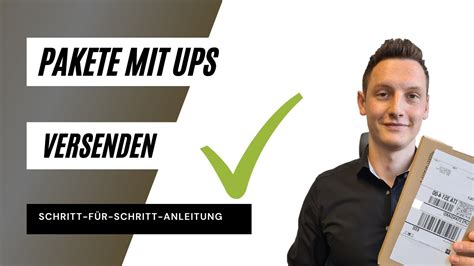 ups international versand anleitung.